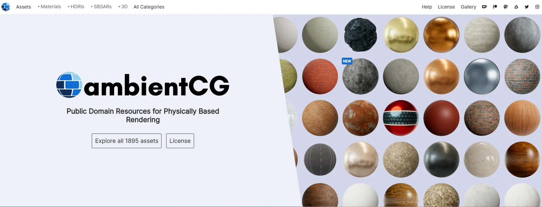ambientCG丨国外高质量纹理材质-CG软件学习-深夜学院
