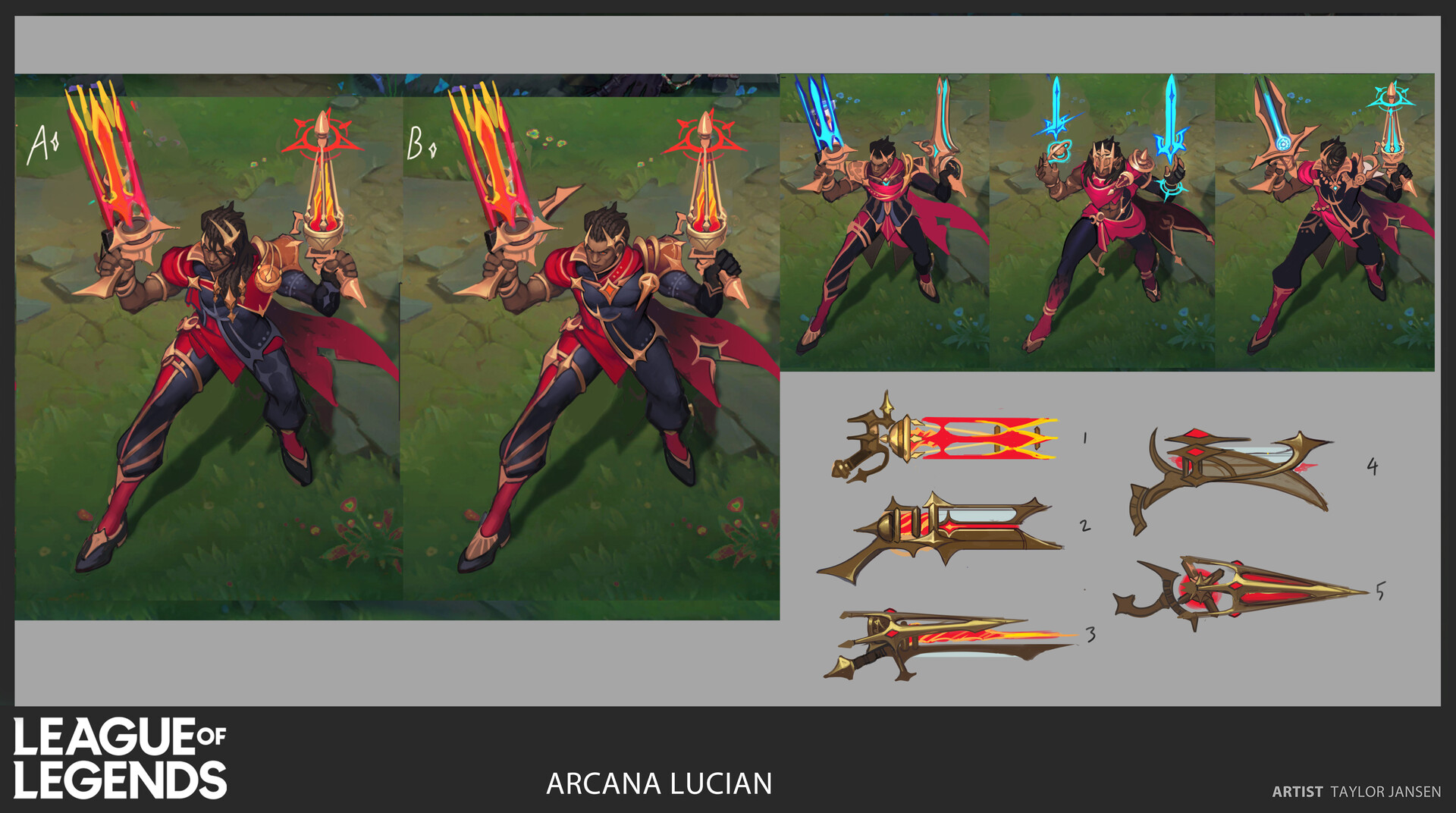 Arcana Lucian Skin Concept Taylor Jansen Surfcg