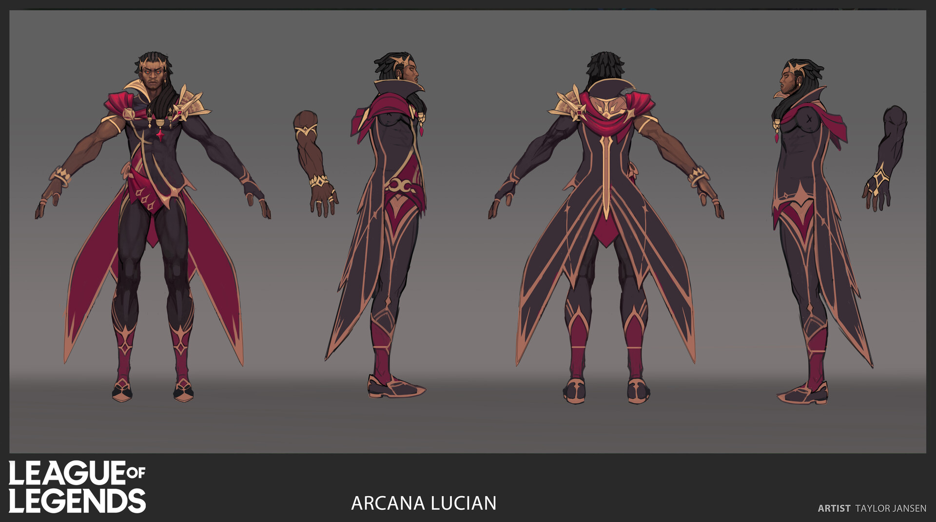 Arcana Lucian Skin Concept Taylor Jansen Surfcg