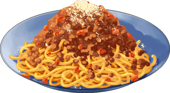 意大利面的绘画方法!(下期)