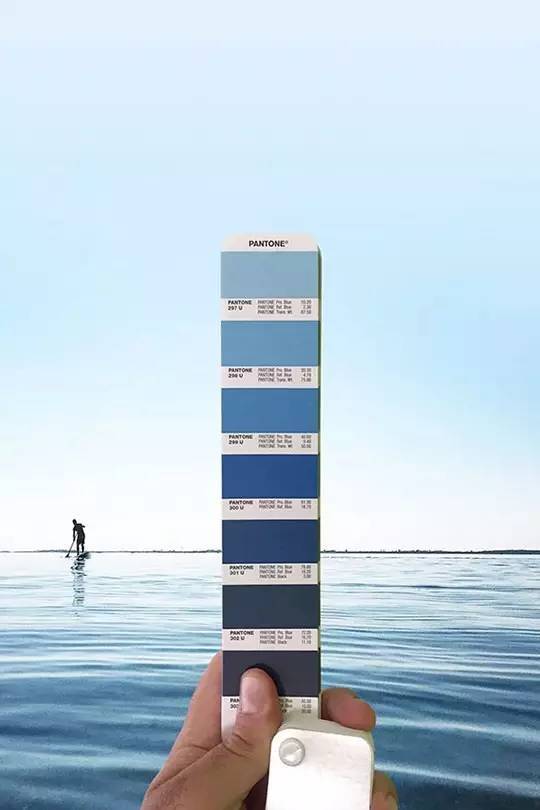 pantone 色卡,把它们和风景相结合,可以得到比预期效果更赞的照片