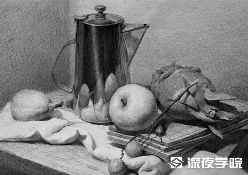 静物素描​创作的实用技巧有哪些-原画插画资源-SurfCG