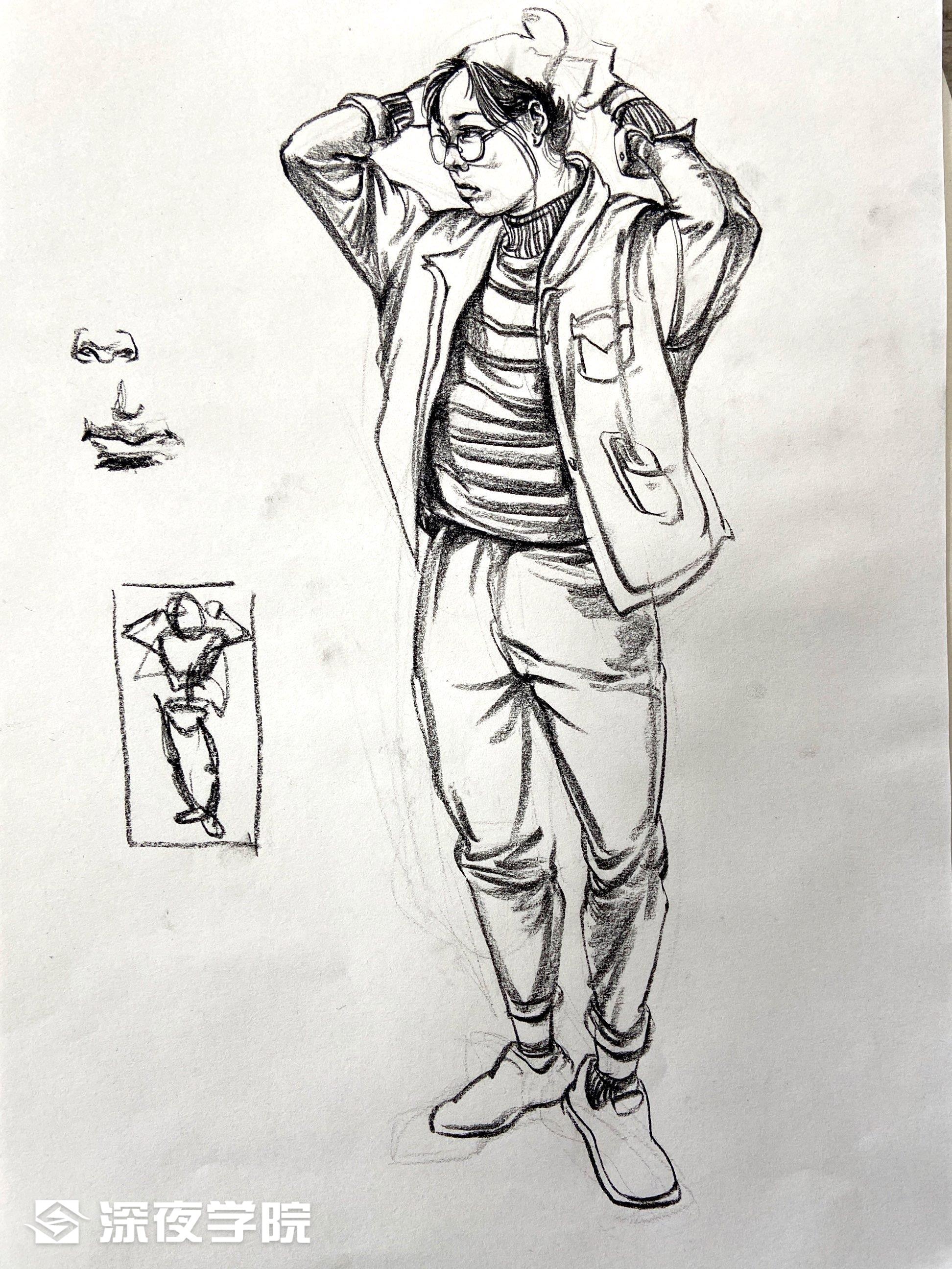 新手如何训练速写人物?-原画插画资源-cg导航-让cg人上网更便捷