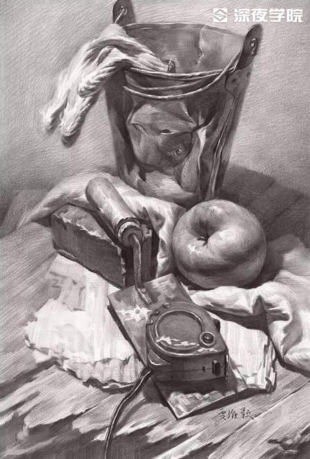 素描不同个体要如何观察？素描静物画法技巧，速看！-原画插画资源-深夜学院