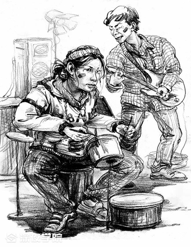 素描初学者要注意的细节及手的画法有哪些？-原画插画资源-深夜学院
