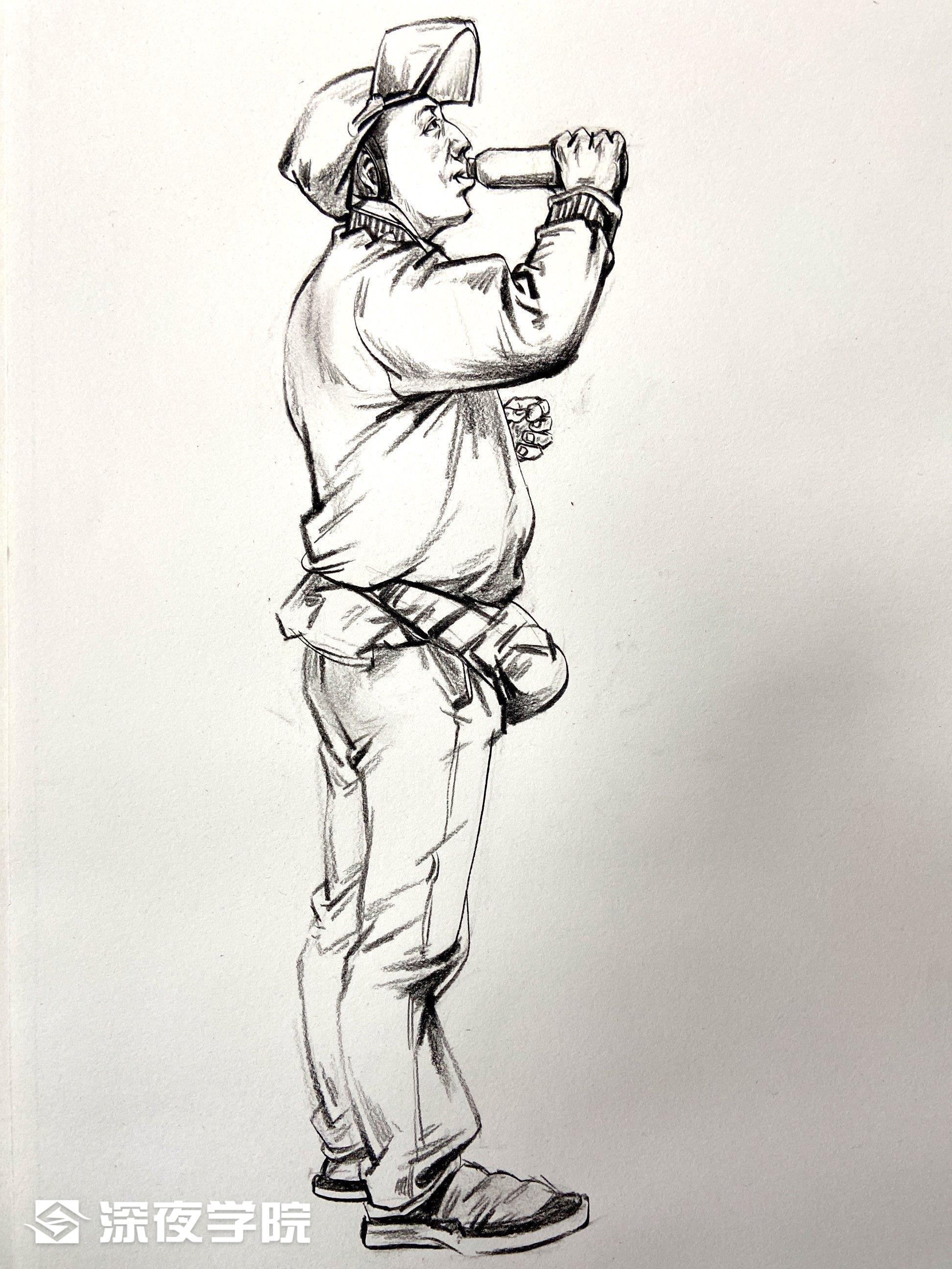 素描初学者要注意的细节及手的画法有哪些？-原画插画资源-深夜学院