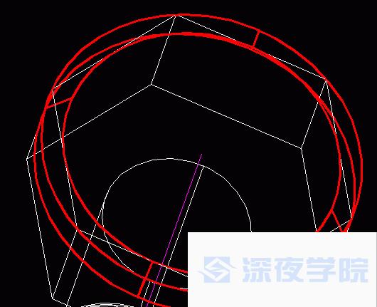 autocad怎麼畫三維螺絲螺母?autocad繪製螺絲螺母教程